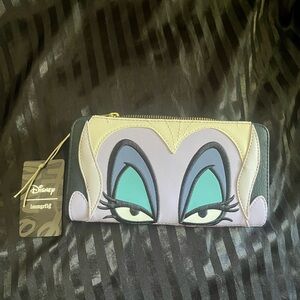 Loungefly Disney Villain Ursula Eyes Wallet with Inside Coin Pouch